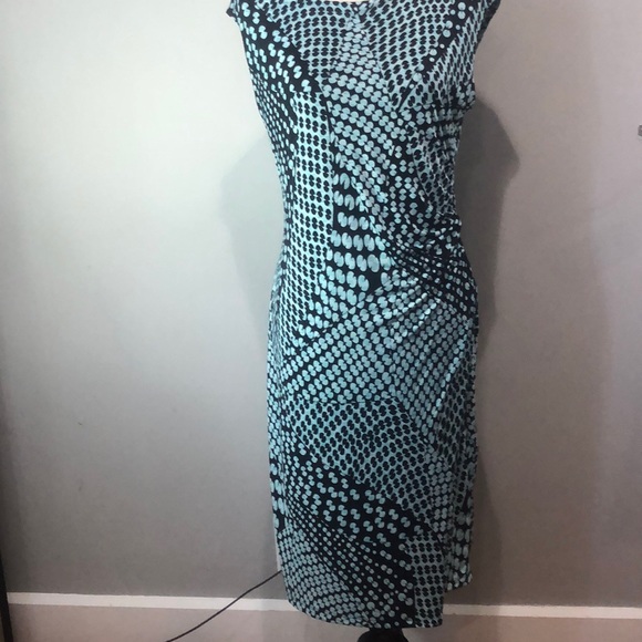 Verse stitch fix teal and black pattern dress. - Picture 2 of 5